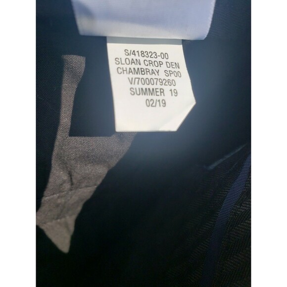 NWT Banana Republic Sloan Cropped Length Dark Denim Pants Size 8 New Old Stock - Picture 12 of 16